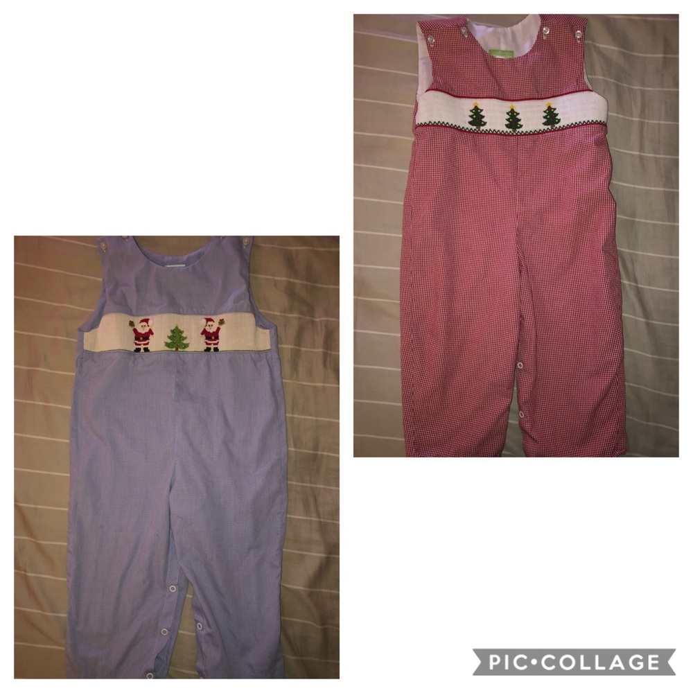 Size 2 Christmas Smocked